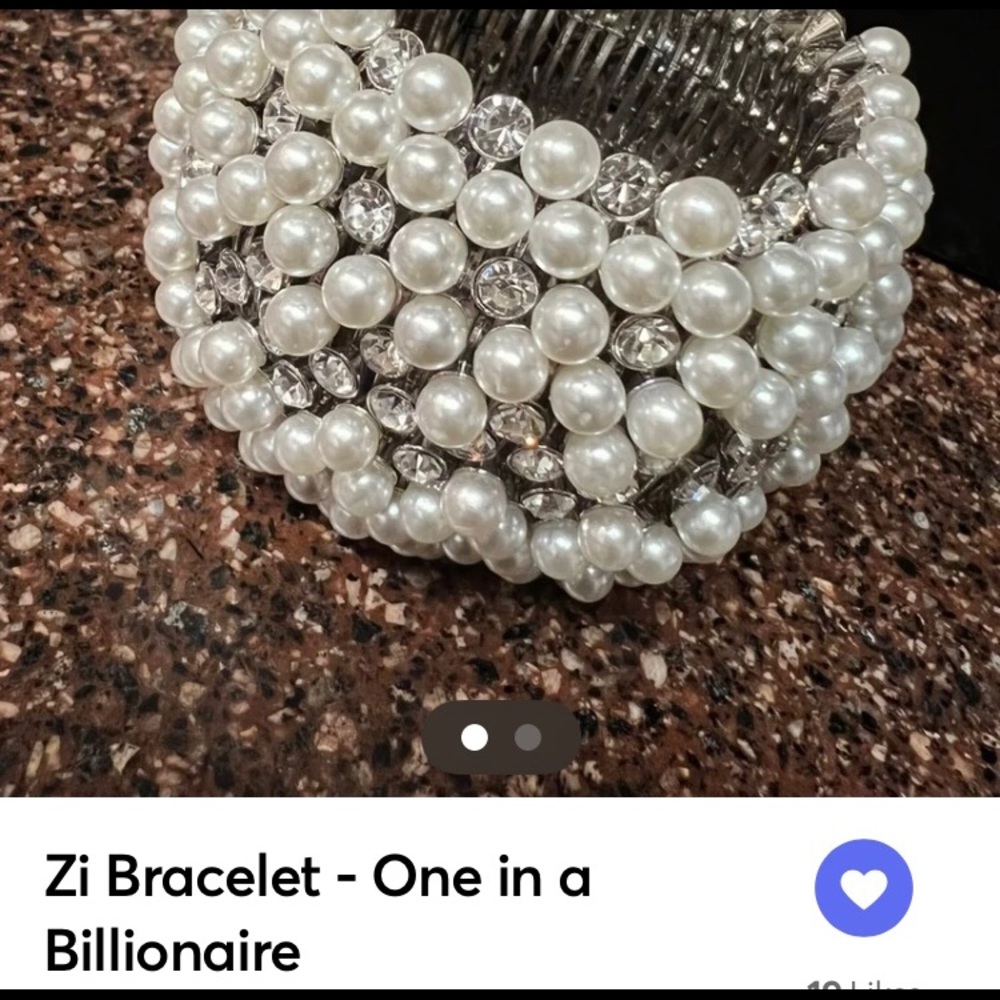 Zi bracelet with pearls